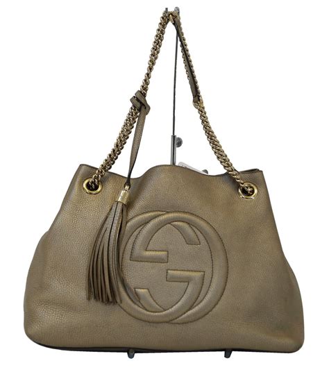 gucci gold handbag|authentic gucci handbags clearance.